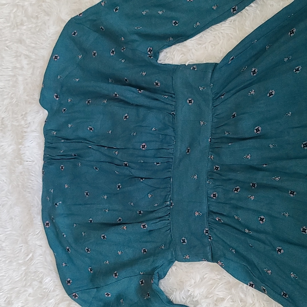 Free People | size xsmall | love grows green romper - Picture 13 of 13